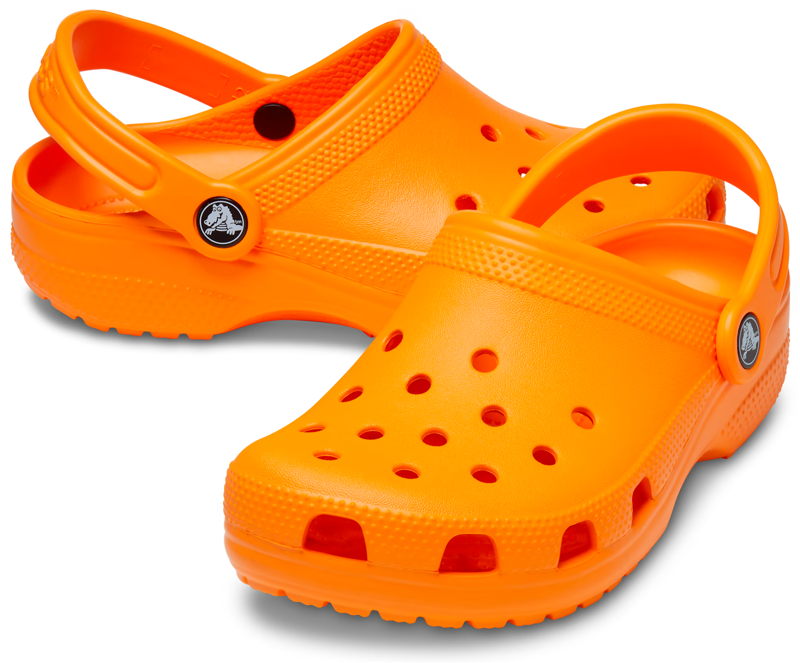 Classic Clog Toddler Orange Zing-1